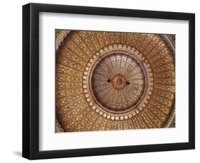 Detail of the Exquisitely and Finely Gilded Domed Ceiling in the Public Reception Hall-John Henry Claude Wilson-Framed Photographic Print