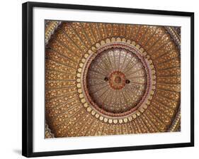 Detail of the Exquisitely and Finely Gilded Domed Ceiling in the Public Reception Hall-John Henry Claude Wilson-Framed Photographic Print