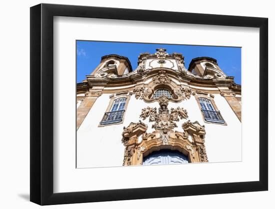 Detail of the Facade of Nossa Senhora Do Carmo Church-Gabrielle and Michel Therin-Weise-Framed Photographic Print