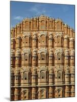 Detail of the Facade of the Palace of the Winds or Hawa Mahal, Rajasthan, India-Jeremy Bright-Mounted Photographic Print
