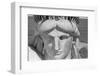 Detail of the Face of Statue of Liberty-null-Framed Photographic Print