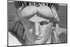 Detail of the Face of Statue of Liberty-null-Mounted Photographic Print