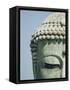 Detail of the Face of the Great Buddha of Kamakura-null-Framed Stretched Canvas