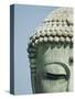 Detail of the Face of the Great Buddha of Kamakura-null-Stretched Canvas