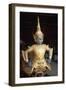 Detail of the Figure-Head and of the Wooden Decorations on the Bow of a Royal Boat in Bangkok-null-Framed Giclee Print