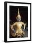 Detail of the Figure-Head and of the Wooden Decorations on the Bow of a Royal Boat in Bangkok-null-Framed Giclee Print