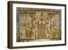 Detail of the Floor Depicting the Holy Ark Flanked by Candelabras, Lions and Birds-null-Framed Giclee Print