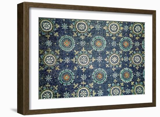 Detail of the Floral Decoration from the Vault-Byzantine-Framed Giclee Print