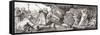 Detail of the Fresco Depicting the Destruction of the Celtic Druids, Found in the Basilica of St.…-null-Framed Stretched Canvas