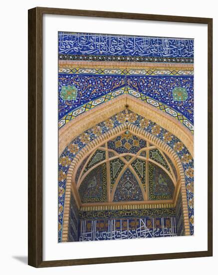 Detail of the Friday Mosque (Masjet-E Jam), Herat, Afghanistan-Jane Sweeney-Framed Photographic Print