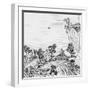 Detail of the Gardens of the Chinese Emperor-null-Framed Giclee Print