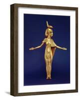 Detail of the Goddess Selket from the Canopic Shrine, from the Tomb of Tutankhamun-Egyptian 18th Dynasty-Framed Giclee Print