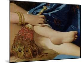 Detail of the Grand Odalisque, 1814 (Detail)-Jean-Auguste-Dominique Ingres-Mounted Giclee Print
