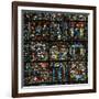 Detail of the Great West Window of Chartres Cathedral, 12th Century-CM Dixon-Framed Photographic Print