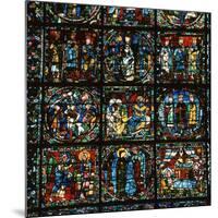 Detail of the Great West Window of Chartres Cathedral, 12th Century-CM Dixon-Mounted Photographic Print