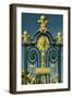 Detail of the Grille D'Honneur of Fleur De Lys and the Emblem of Louis XIV (1638-1715)-null-Framed Giclee Print