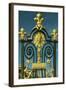 Detail of the Grille D'Honneur of Fleur De Lys and the Emblem of Louis XIV (1638-1715)-null-Framed Giclee Print