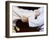 Detail of the Hands of Judo Competitors in Action-null-Framed Photographic Print