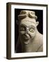 Detail of the Head of an Androcephalous Bull Statue from Dayr Az-Zawr-null-Framed Giclee Print