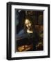 Detail of the Head of the Virgin, from the Virgin of the Rocks-Leonardo da Vinci-Framed Giclee Print