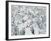 Detail of the Heavily Crevassed Surface of Columbia Glacier, Alaska.-Ethan Welty-Framed Photographic Print