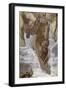 Detail of the Last Judgment, Sistine Chapel, 1534-41-Michelangelo Buonarroti-Framed Giclee Print