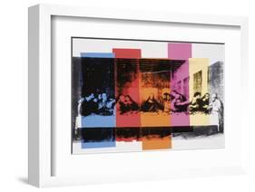 Detail of the Last Supper, c.1986-Andy Warhol-Framed Art Print