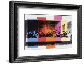 Detail of the Last Supper, c.1986-Andy Warhol-Framed Art Print