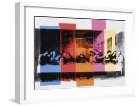 Detail of the Last Supper, c.1986-Andy Warhol-Framed Giclee Print