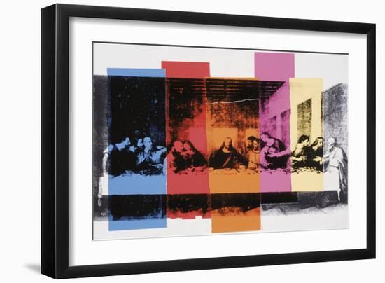 Detail of the Last Supper, c.1986-Andy Warhol-Framed Art Print