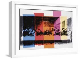 Detail of the Last Supper, c.1986-Andy Warhol-Framed Art Print