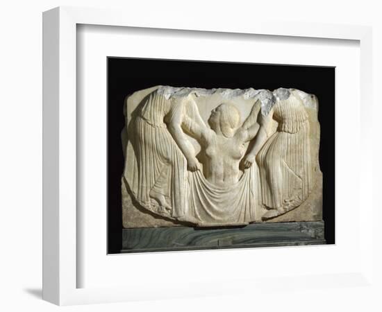 Detail of the Ludovisi Throne Depicting the Birth of Aphrodite-null-Framed Photographic Print