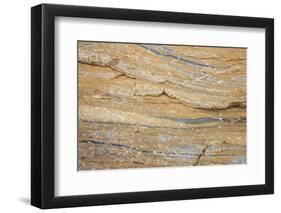 Detail of the Marble Canyon Walls Lined Marble Canyon in Death Valley National Park-Mallorie Ostrowitz-Framed Photographic Print