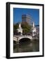 Detail of the Maria Cristina Bridge, San Sebastian, Guipuzcoa Province, Basque Country Region, S...-null-Framed Photographic Print