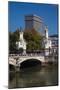 Detail of the Maria Cristina Bridge, San Sebastian, Guipuzcoa Province, Basque Country Region, S...-null-Mounted Photographic Print