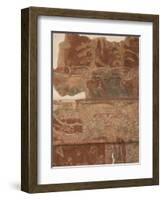 Detail of the Most Famous Fresco at Teotihuacan, Showing the Rain God Tlaloc, Mexico-null-Framed Photographic Print