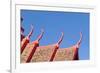 Detail of the Multi Tiered Roof of the National Museum Building in Phnom Penh, Cambodia-null-Framed Giclee Print