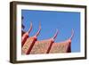 Detail of the Multi Tiered Roof of the National Museum Building in Phnom Penh, Cambodia-null-Framed Giclee Print