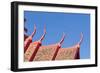 Detail of the Multi Tiered Roof of the National Museum Building in Phnom Penh, Cambodia-null-Framed Giclee Print