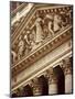Detail of the New York Stock Exchange Facade, Manhattan, New York City, USA-Nigel Francis-Mounted Photographic Print