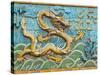 Detail of the Nine Dragons Screen, Palace of Tranquility and Longevity, Forbidden City, Beijing, Ch-Neale Clark-Stretched Canvas