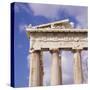 Detail of the Parthenon, Acropolis, Unesco World Heritage Site, Athens, Greece, Europe-Roy Rainford-Stretched Canvas