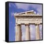 Detail of the Parthenon, Acropolis, Unesco World Heritage Site, Athens, Greece, Europe-Roy Rainford-Framed Stretched Canvas