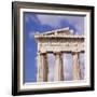 Detail of the Parthenon, Acropolis, Unesco World Heritage Site, Athens, Greece, Europe-Roy Rainford-Framed Photographic Print