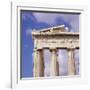 Detail of the Parthenon, Acropolis, Unesco World Heritage Site, Athens, Greece, Europe-Roy Rainford-Framed Photographic Print