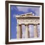 Detail of the Parthenon, Acropolis, Unesco World Heritage Site, Athens, Greece, Europe-Roy Rainford-Framed Photographic Print