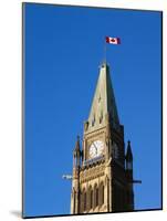 Detail of the Peace Tower, Ottawa, Ontario, Canada-Walter Bibikow-Mounted Photographic Print