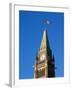 Detail of the Peace Tower, Ottawa, Ontario, Canada-Walter Bibikow-Framed Photographic Print