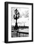 Detail of the Pont  Alexander III bridge - with the Eiffel Tower in the background - Seine River --Philippe Hugonnard-Framed Photographic Print