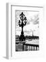 Detail of the Pont  Alexander III bridge - with the Eiffel Tower in the background - Seine River --Philippe Hugonnard-Framed Photographic Print